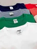 Men's T-Shirts New Top Quality Mens Breathable T-shirt 100% Organic Cotton Jersey Tops Plus Size Summer DGT Print Mens190g Solid T-shirtsL2403