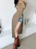 Lässige Kleider koreanischer eleganter fester Schrägkragen Vestido Sexy Streetwear Fashion Chic Langarm Robe Sommer Frauen y2k alle passen Grunge Match