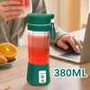 Juicers 6 lames USB Portable Juicer Juicer Juice Juice Cupautomatic Small Electric Juicer Juice Blender LCE Crush Food Processeur avec boisson