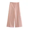 Kondala Vintage Solid Pink Vest Suit Women v Bultons Blazerhigh Blazerhigh Wist