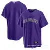 Rocky Mountains Blackmon#-19 Bryantwxw23 Purple White Player Jersey