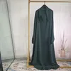 Abbigliamento etnico Ramadan eid con cappuccio Abaya Women Muslim Prayer Abste Jilbab Long Dress Dubai Turchia Islamica Abayas Djellaba Femme