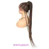 34 inch chemical fiber triple braid dirty ponytail hot girl Fried Dough Twists long hand fishbone wig boxing