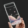 Cell Phone Cases Japan Anime Landscape phone Case for Pixel 7a 7Pro 6a 6 6Pro 8 Pro 5G Clear Scenery Covers Fundas Skin