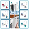 Andere drinkware st e - Faux Pearl Flower Charm Accessoires voor beker en eenvoudige moderne tuimelaar met handvat sile tip ers drink sts dr ot5s7