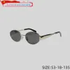 Маленькая овальная металлическая рамка Женские солнцезащитные очки для мужского эстетического дизайнера брендов футуристические унисекс летние дамы для солнечных очков UV400