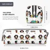 Mafalda Pencil Case Grappig Gril Ctue Square Box Girls Boys Vintage grote capaciteit School Cases briefpapier