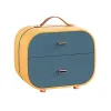 Bins Hair Accessories Storage Box Girl Baby Rubber Band Headdress Desktop Finishing Storage with Handle Children's Cute Jewelry Case