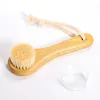 Scrubbers 1pcs esfoliando pincel de limpeza facial pincel de bambu de bambu massagem facial de limpeza de massagem face push pincel poro profundo de limpeza