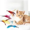 Аксессуары домашняя кошка игрушка для пера замены головки дразнящая кошачья стержня Рыбалка