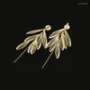 Stud Earrings Wholesale Of Slimming And Embellishing Face Ear Lines Long Tassel No Holes Mosquito Coils Clips