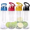 Wasserflaschen tragbare Obstfasser Flasche Kinder Outdoor Sportsaft Flip Deckel für Küchentisch Campingreisen