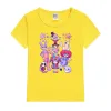 T-shirty Niesamowite cyfrowe cyrk tshirts Dzieci z krótkim rękawem chłopcy dziewczęta kreskówka pomni tops swobodne ubrania wiosenne lato