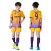 Suéteres personalizados personalizados infantis de futebol jersey homens meninos uniformes de futebol define a manga curta uniforme de futebol de futebol adulto Jersey de futebol