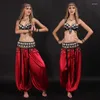 Bühnenbekleidung Halloween Belly Dance Kostüm Tribal Performance Ethnische Minderheit Set