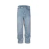 Jean baggy à jambe large lavée dans la rue haute pour hommes et femmes ropa hombre y2k pantalon denim surdimensionné pantalon lâche 240417