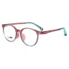 Lentions yimaruil confortable High Quality Retro Round Round Boy and Girl Eyewear Myopia Optical Optical Prescription Enfant's Everysses Frame 8210S