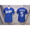 Jerseys de baseball Jersey Dodgers Los Angeles Menes Broidered Fan Edition Elite