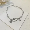 Ожерелья блестящие звездные слоистые колье с кисточками для кисти