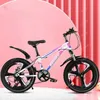 Bikes 24 Inches Children Bike Speed Change Mountain Bicycle Thickened High Carbon Steel Frame Front Rear Double Mechanical Disc Brake Y240423