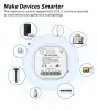 Kontroll HomeKit WiFi + RF433 Mini Smart Switch 16A 2 Way Control Breaker Module Timer Light Switches Stöd Alexa Alice SmartThings