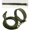 Colliers mode US Tactical Tactical Military Ajustivable Training Collar Nylon Lash Metal Buckle Dog Collar laisse Pet Supplies