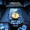 شواحن Essager 15W Wireless Fast Charging Bracket Car Magnetic Charger حامل الهاتف الذكي Air Vent Mount for iPhone 13 Samsung