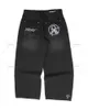 Europejskie i amerykańskie dżinsy Y2K Mężczyzn Mężczyźni Umyj się proste spodnie Lose High Street Fashion Brand Moders 240421