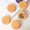 Ouvre-flandes en bois Diy Round Shape Bottle Opender Coaster Fridge Decoration Decoration Bière Logo personnalisé Home Garden Kitchen Tool Th58a