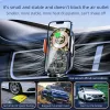 Caricatore magnetico a LED LED LED Caricatore wireless 15w Porta del telefono per auto a carica rapida per iPhone 14PRO 14 13 12 universale con 3 testa magnetica