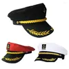 Boinas Y166 Hat Navy Marine Disfraz Men Drop entrega dh6mo