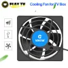 Partes Vontar C1 Ventilador de enfriamiento para Android TV Box H96 Max X3 HK1 TX6 Set Top Top Wireless Silent Quiet Cooler USB Power Radiator Mini ventilador