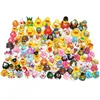 Bath Toys Wholesale Children Bathing Toy Floating Rubber Ducks Squeeze Sound Cute Lovely Duck For Baby Shower 20/50/ Random Styles L Dhxq2