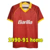 Retro Totti Soccer Jerseys 1989 1990 1991 92 94 95 96 97 98 99 Batistuta de Rossi 2000 01 02 Men Uniforms 2005 06 2017 18 Camisas de futebol