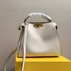 Luksusowa torba na torbę na ramię Peekaboo Women Fashion Crossbody Bag torebka wykonana ze skóry Cuoio Romano jest wyposażona w regulowany pasek na ramię