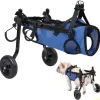 ステーキアトゥバンの小さな犬車椅子、調整可能な犬の車輪の機動障害者のペットのための調整可能な犬の車椅子の補助エイズ、体重が820ポンドのペットに適しています