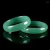 Bracelet aventurine bracelet en gros en gros émeraude complet vert rond de beauté dongling jade jade en direct