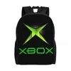 Backpack Classic Xboxs für Männer Frauen Wasserfestes School College Game Gamer Geschenke Taschen Druckbuchbags