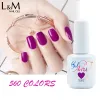 KITS IBDGEL 12 colori da 15 ml Accessori per chiodo polacchi gel per chiodo semipermanent nail art chioda inzuppa