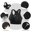 Tanks de chars féminins gilet push-up à l'épreuve des chocs plus taille Running Yoga Fitness Sports Bra Hollow Back Front Front pour femmes