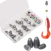 Accessoires 63pcs Fischereisen Gewicht