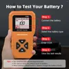 Testeur de batterie de voiture 6V 12V 24V TE503 Capacité Digital Système Batteries Analyseur Auto Diagnostic Tool