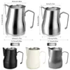 350/500 ml roestvrijstalen melkschuim pitcher koffiebarista frother pitcher espresso stomende frother latte cup melkkruik 240410