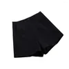 Shorts femminile Black Stretch Stup Women Mini Short Femme High Waist Pants Elegant Gambe Summer Summer