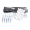 Inkten 20 stcs Wegwerp op 3/5/7/9/11 RL Steriele mondstuktips TUBS 316 roestvrijstalen naalden voor tattoo machinegeweer inkt cup grip kit