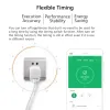 Plugs Original Xiaomi Mijia Smart Wireless WiFi Socket Plug ZigBee Version Uppgraderad fjärrkontroll Timing Switch Power Count Gateway