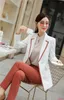 Costumes féminins 2024 Fashion formelle Femmes Blazers et vestes noires Blanc Madie Mes aussi