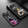 Bumpers voor mobiele telefoons Jojo Bizarre Adventure Anime voor iPhone 15 14 13 12 Mini 11 XS XR X 8 7 Pro Max plus TPU Frosted doorzichtige telefooncase Y240423