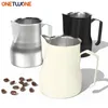 350/500 ml roestvrijstalen melkschuim pitcher koffiebarista frother pitcher espresso stomende frother latte cup melkkruik 240410