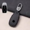 Car Key Cover for Mercedes Benz A B C E S G GLB GLC GLE Class GLS W177 W213 W222 G63 X167 E200 E300 Case Workmanship Like Silk